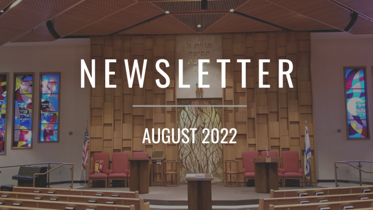 Newsletter – August 2022